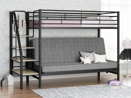 Кровать  двухъярусная с диваном Мадлен 3