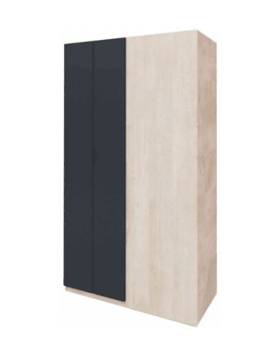 Шкаф угловой ( прямой ) для одежды со складной дверью ЛДСП Юниор 4